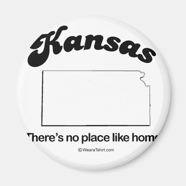 KANSAS - T - Shirt und Getriebe "KANSAS STAAT MOTT Magnet (Vorne)