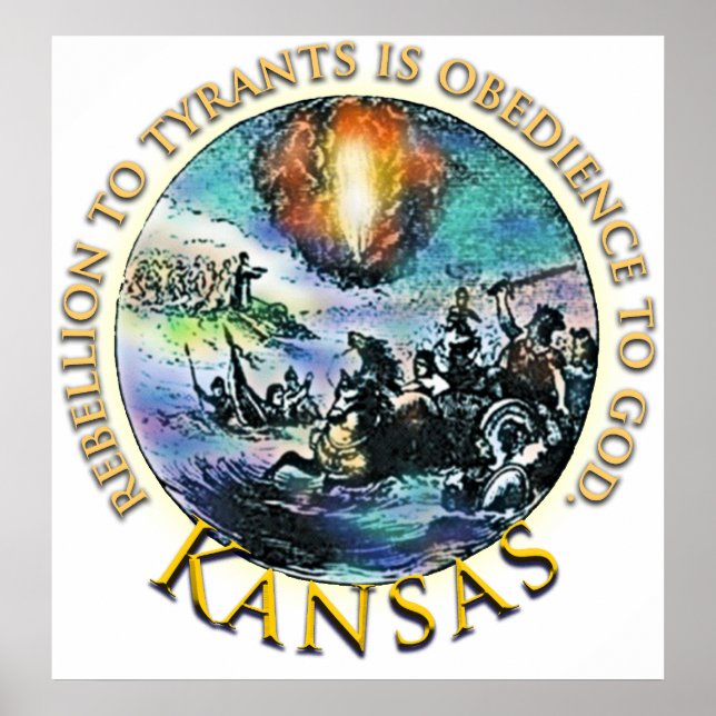 Kansas-Tee-Party-Plakat Poster (Vorne)