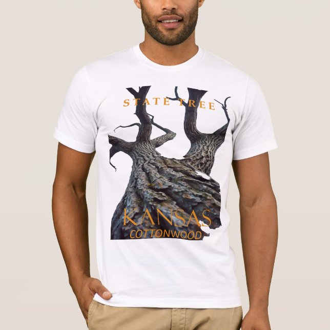 Kansas Territory Tree The Cottonwood T-Shirt (Vorderseite)