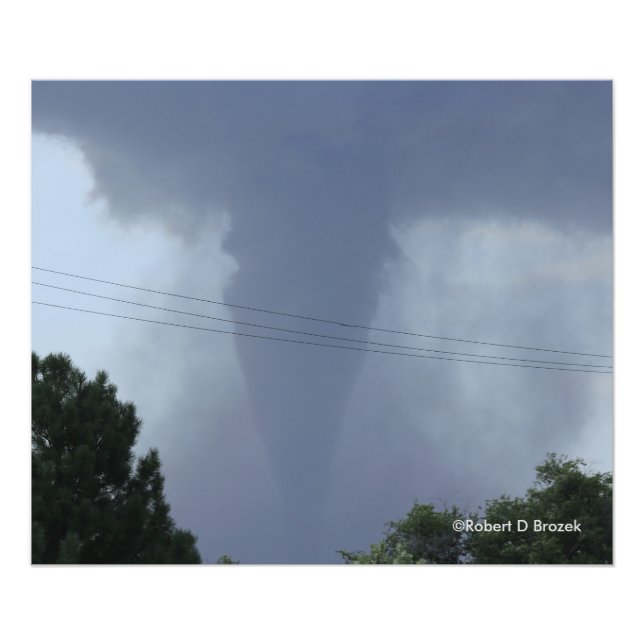 Kansas Tornado Foto Erweiterung (Vorne)
