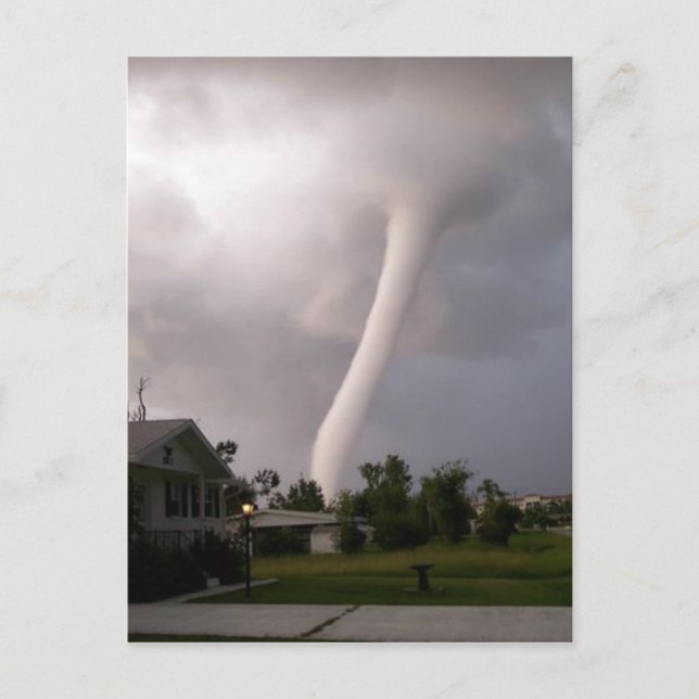 Kansas Tornado Postkarte (Vorderseite)