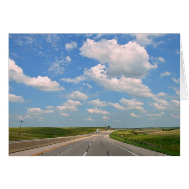 Kansas Turnpike Through Flint Hills (Vorderseite (Horizontal))