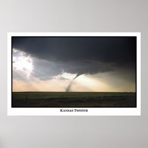Kansas Twister Poster