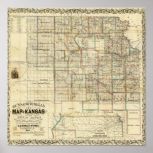 Kansas und die Goldminen Poster