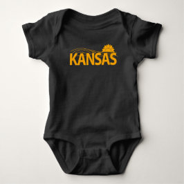 Kansas USA Baby Strampler