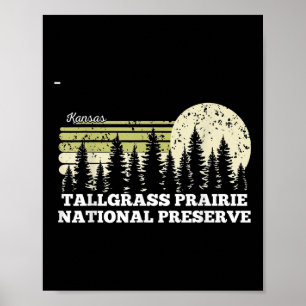 Kansas Wandern Tallgr Prairie National Preserve Tr Poster