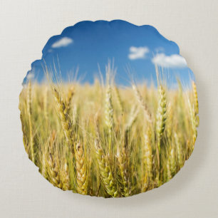 Kansas-Weizen Rundes Kissen
