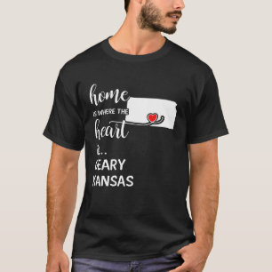 Kansas Zuhause ist Wo das Herz ist Geary Landkreis T-Shirt