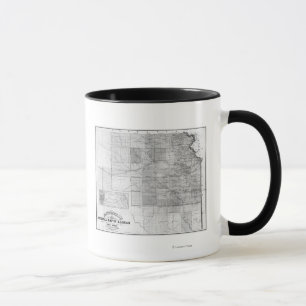 KansasPanoramic MapKansas Tasse