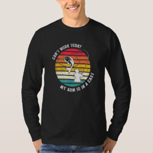 Kant Arbeit heute mein Arm ist in einem Fisch geko T-Shirt