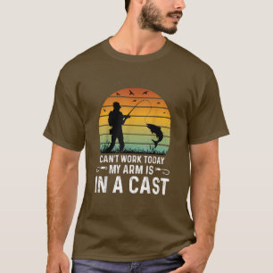Kant Arbeit heute mein Arm ist in einem gegossenen T-Shirt