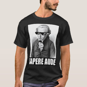 Kant Sapere Aude Sonnenbrille Philosophie Immanuel T-Shirt