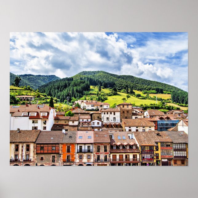 Kantabrien, Spanien - landschaftliches Foto Poster (Vorne)
