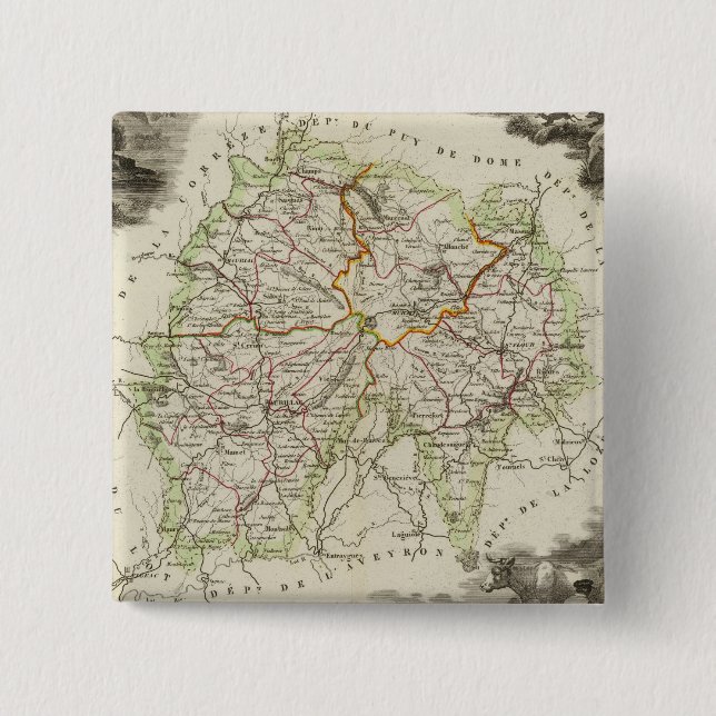 Kantaloupe Button (Vorderseite)