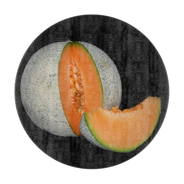Kantalupe Melon Schneidebrett (Vorderseite)