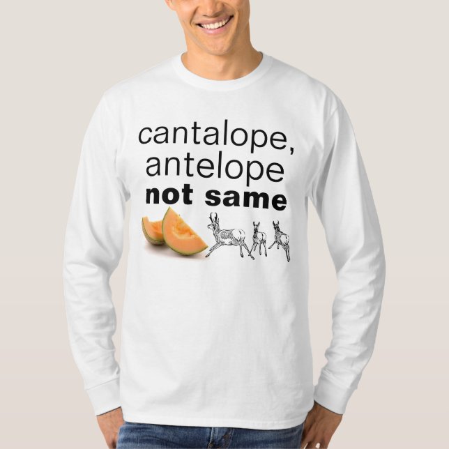 Kantalupe u. Antilope T-Shirt (Vorderseite)