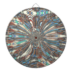 Kantige afrikanische urbane Pop-Art Abstract Optic Dartscheibe
