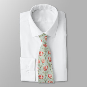 Kantige Geschenke für Trauzeugen Tulpenblume Krawatte