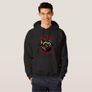 Kantige "Glaube Nichts" Skeptiker Streetwear - Dun Hoodie