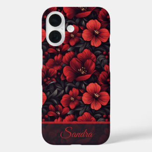 Kantige Mädchen Geschenk Rose Name iPhone 16 Hülle