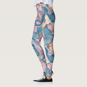 Kantiger Schmetterlings-Tarn-Sparkling-Krafttraini Leggings