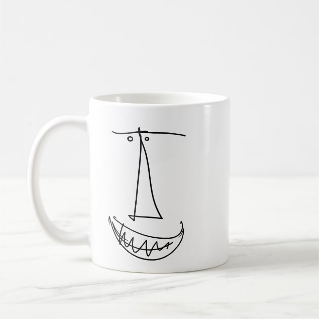 Kantiger Typ Kaffeetasse (Links)
