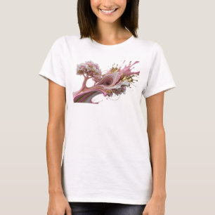 Kantiges Gold TREE OF LIFE Tragbare Kunst T-Shirt
