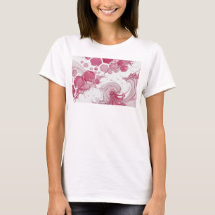 Kantiges Silber ABSTRACT ART Künstlerisches Motiv T-Shirt