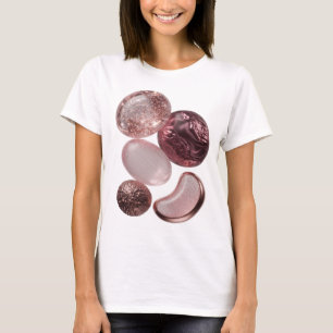 Kantiges Silber ABSTRACT ART Kunstprint T-Shirt