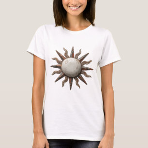 Kantiges Silber ABSTRACT ART Statement Design T-Shirt