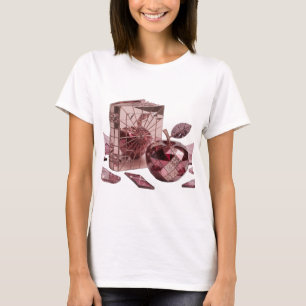 Kantiges Silber ABSTRACT ART Statement Design v2 T-Shirt