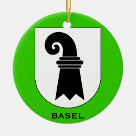 Kanton Basel* Weihnachtsverzierung Keramikornament
