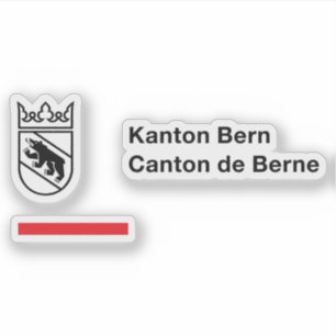 Kanton Bern-Logo, Schweiz Aufkleber