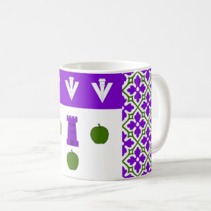 Kanton Caer Gelynniog Populace Abzeichen Kaffeetasse