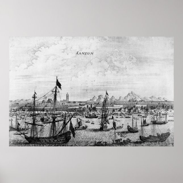 Kanton, China, 1669 Poster (Vorne)