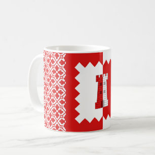 Kanton Cydllan Downs Populace Abzeichen Kaffeemasc Kaffeetasse
