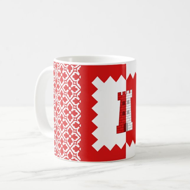 Kanton Cydllan Downs Populace Abzeichen Kaffeemasc Kaffeetasse (Vorderseite Links)