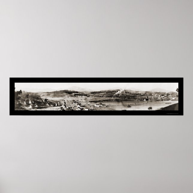 Kanton NC Fibre Foto 1911 Poster (Vorne)