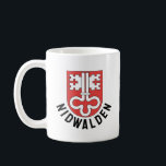 Kanton Nidwalden Kaffeetasse<br><div class="desc">Nidwalden liegt in der Zentralschweiz. Sie grenzt im Westen an den Kanton Obwalden,  im Norden an die Kantone Luzern und Schwyz,  im Osten an den Kanton Uri und im Süden an den Kanton Bern. Der Kanton liegt im Wesentlichen in den Alpen,  südlich des Vierwaldstättersees.</div>