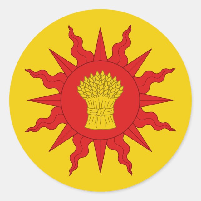 Kanton Nimenefeld Populace Abzeichen Runder Aufkleber (Vorderseite)