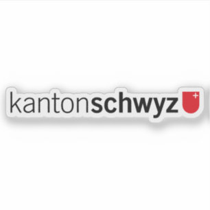 Kanton Schwyz, Schweiz Aufkleber