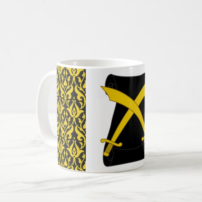 Kanton Tanwayour Populace Abzeichen Kaffee Tasse (Vorderseite Links)