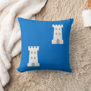 Kanton Towers Populace Abzeichen Throw Kissen