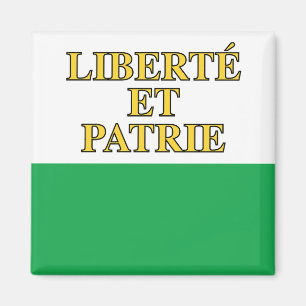 Kanton Waadt Fahne, Schweiz Magnet