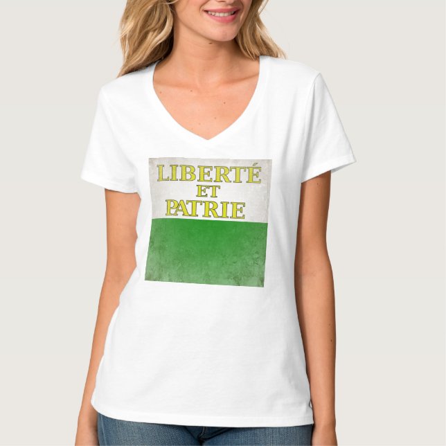 Kanton Waadt T-Shirt (Vorderseite)