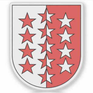 Kanton Wallis, Schweiz Aufkleber