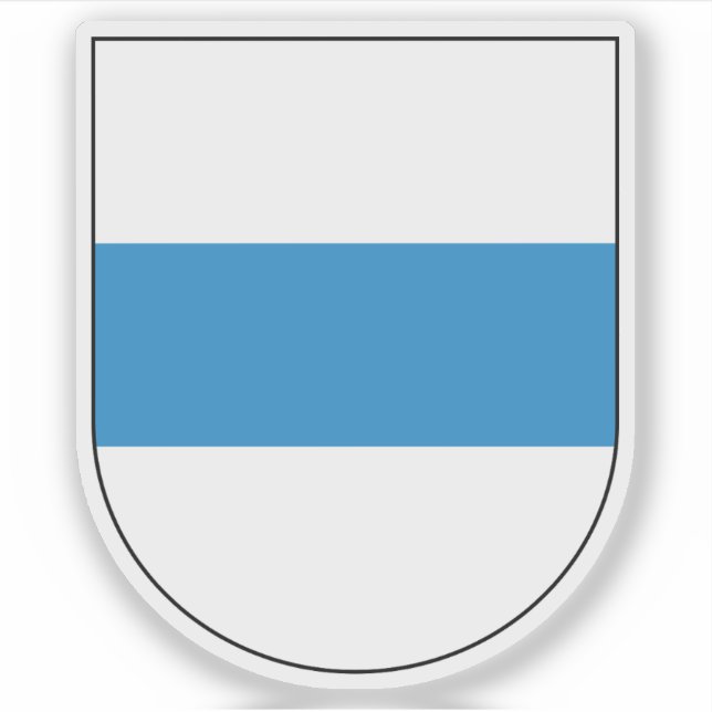 Kanton Zug, Schweiz Aufkleber (Vorderseite)