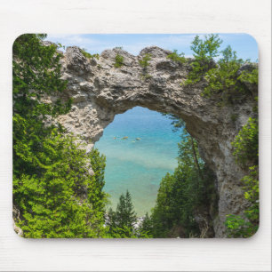 Kanu am Arch Rock Mousepad
