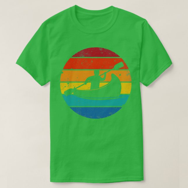 Kanu-Retrodesign T-Shirt (Design vorne)