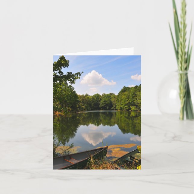 Kanu und See Karte (Vorderseite)